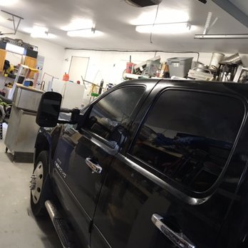 360 Window Tint - Chevy 3500hd with our Scorpion Sting series film - Car Window Tinting Near Me