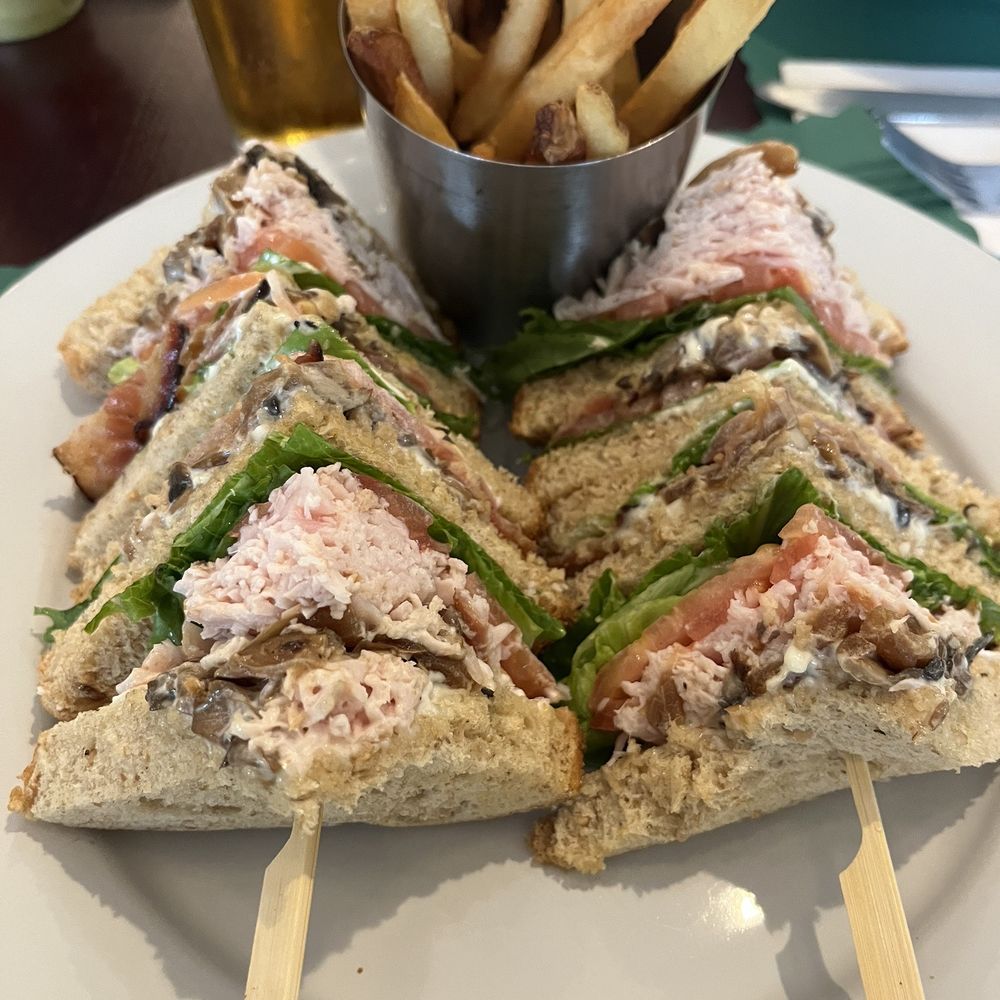 Clancy's Restaurant - Turkey club with French Fries - Seafood Near Me - Dennis Port, Massachusetts Clancy's Restaurant - Turkey club with French Fries - Seafood Near Me - Dennis Port, Massachusetts