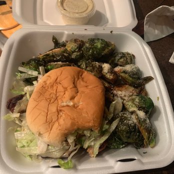 Dudelicious - Grilled Chicken sandwich with Fried Brussel sprouts - Food Trucks Near Me Dudelicious - Grilled Chicken sandwich with Fried Brussel sprouts - Food Trucks Near Me