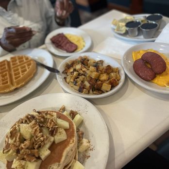 Midnight Express Diner - Express Style Pancakes  Waffles with 2 Eggs Turkey Bacon Turkey Sausage - Diners Near Me - New York, New York