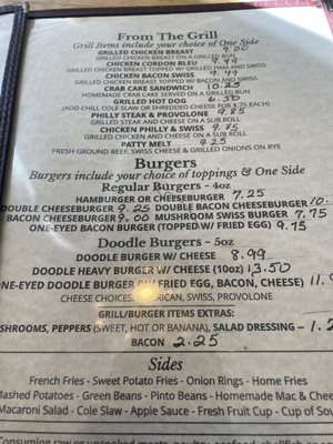 Menu photo 2 Doodles Diner Charlottesville, VA Menu photo 2 Doodles Diner Charlottesville, VA