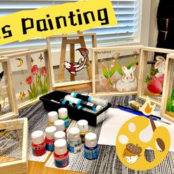 Lighting Art Studio - Glass Painting Class