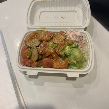 Poke Rainbow - My customized Medium Poke Bowl - Poke Near Me - Whittier, California Poke Rainbow - My customized Medium Poke Bowl - Poke Near Me - Whittier, California