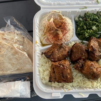 Abu Kebab - Lamb Kabob Plate - Mediterranean Near Me - Pasadena, California Abu Kebab - Lamb Kabob Plate - Mediterranean Near Me - Pasadena, California
