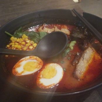 Akane Ramen - Garlic miso ramen, bumped up to hot - Ramen Near Me - Mill Creek, Washington Akane Ramen - Garlic miso ramen, bumped up to hot - Ramen Near Me - Mill Creek, Washington