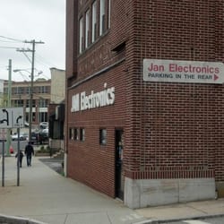Jan Electronic Supplies - Front of the building. Parking to left & in back.