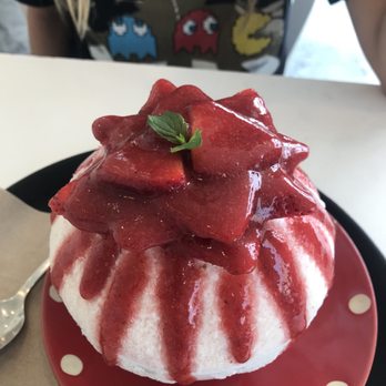 Anko - Fresh strawberry Kakigori on a super hot day is so very refreshing. - Desserts Near Me - Los Angeles, California Anko - Fresh strawberry Kakigori on a super hot day is so very refreshing. - Desserts Near Me - Los Angeles, California