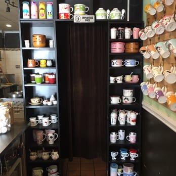 Roasting Water - Look at all these mugs around the employee entrance. - Coffee & Tea Near Me - Westminster, California Roasting Water - Look at all these mugs around the employee entrance. - Coffee & Tea Near Me - Westminster, California