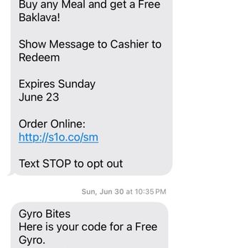 Gyro Bites - Text - Greek Near Me - Tacoma, Washington