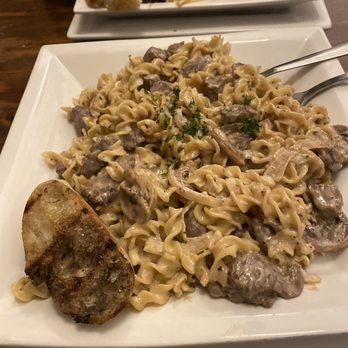 Currents Steaks & Seafood - Beef stroganoff and linguine pescatore - Steakhouses Near Me - Salida, Colorado