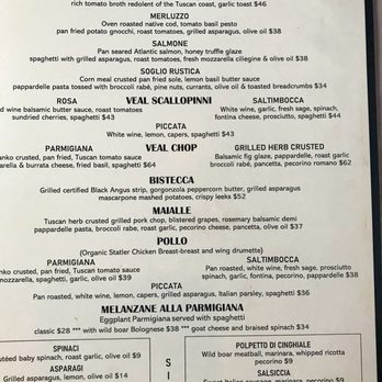 Buca's Tuscan Roadhouse - Menu - Italian Near Me - Harwich, Massachusetts