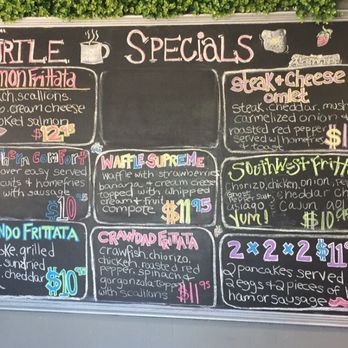 Turtle Cafe - Specials board - New American Near Me - Westbrook, Connecticut