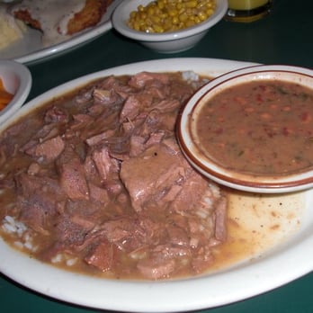 Po Melvin's - Roast beef & rice & side of their famous black eyed peas - American Near Me - Irving, Texas Po Melvin's - Roast beef & rice & side of their famous black eyed peas - American Near Me - Irving, Texas