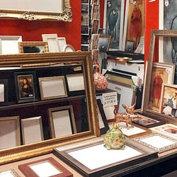 Blickpunkt Bilderrahmen - Schaufenster