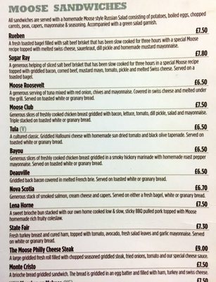 Menu photo 5 Moose Coffee Liverpool, XMS