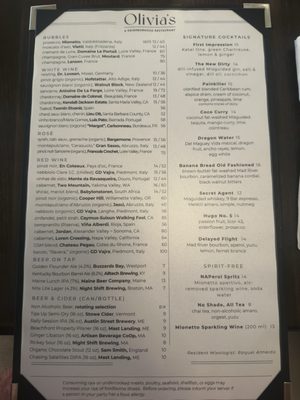 Menu photo 2 Olivia’s Restaurant Fairhaven, MA