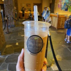 Teapresso Bar - Island Country Markets - Never order Vietnamese coffee when you're in Oahu, the only thing that is remotely Vietnamese in this picture is me (my hand).  Lol.