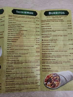 Menu photo 7 Juanchos Mexican Restaurant Upland, CA