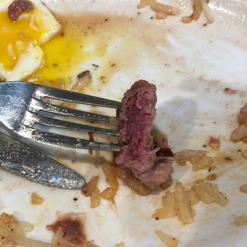 Grumpy's Restaurant - Hand Cut NY Strip Steak (8oz) Plate RAW - Breakfast & Brunch Near Me - St. Johns, Florida Grumpy's Restaurant - Hand Cut NY Strip Steak (8oz) Plate RAW - Breakfast & Brunch Near Me - St. Johns, Florida
