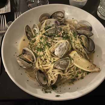Nicole's Restaurant - Linguine Clam Sauce served with linguine pasta, white wine and garlic fumé! Excellent! - Italian Near Me - Albany, New York