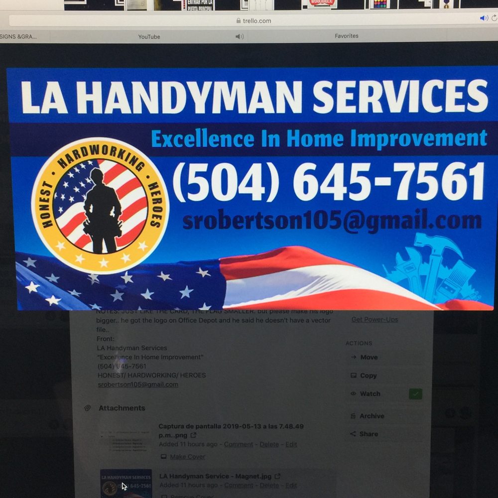Slide of LA Handyman Services