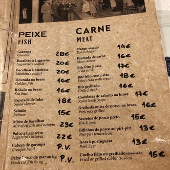 A Gina - Menu - Portuguese Near Me - Lisbon, 11