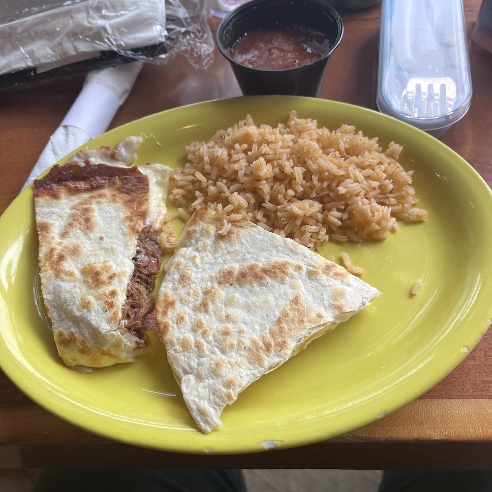 Sagebrush Cantina - half of the kid's quesadillas meal. They were also nice enough to split it and serve it on two plates for us. - Mexican Near Me - Lake Orion, Michigan Sagebrush Cantina - half of the kid's quesadillas meal. They were also nice enough to split it and serve it on two plates for us. - Mexican Near Me - Lake Orion, Michigan