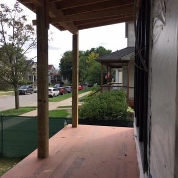 Greenleaf Developers - Front porch framing - General Contractors Near Me