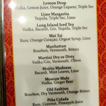 Taj Palace - $11 cocktails?! Beer wine and soda were also available. We'll be back after Dry January. - Indian Near Me - Las Vegas, Nevada Taj Palace - $11 cocktails?! Beer wine and soda were also available. We'll be back after Dry January. - Indian Near Me - Las Vegas, Nevada