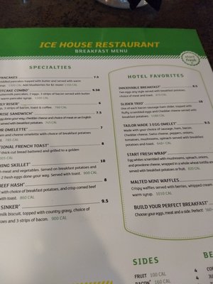 Menu photo 4 Ice House Restaurant Detroit Lakes, MN