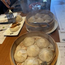 Soup dumplings and Peking duck bao Soup dumplings and Peking duck bao