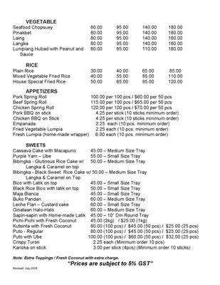 Menu photo 2 Cabalen Sweets New Westminster, BC Menu photo 2 Cabalen Sweets New Westminster, BC