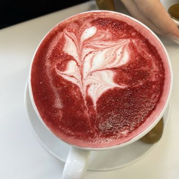 Lux Sucre Desserts - Latte with beetroot as the sweetener - Desserts Near Me - Wilsonville, Oregon