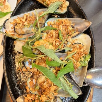Oc House - Grilled mussels - Vietnamese Near Me - Portland, Oregon Oc House - Grilled mussels - Vietnamese Near Me - Portland, Oregon