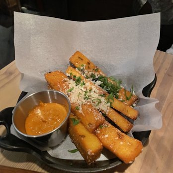Lechon - Polenta fries, delicious aioli and well crisped but the polenta could hve been better seasoned - Tapas Bars Near Me - Portland, Oregon Lechon - Polenta fries, delicious aioli and well crisped but the polenta could hve been better seasoned - Tapas Bars Near Me - Portland, Oregon