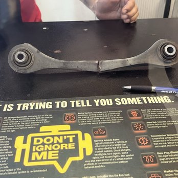 Big O Tires - my broken rear control arm :( - Tires Near Me - West L.A., California