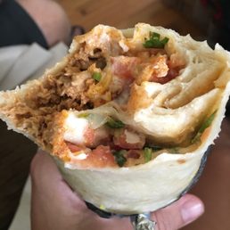 Fajita burrito with chicken Fajita burrito with chicken