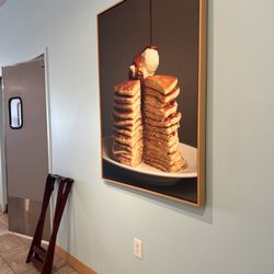 Photo on wall in the restaurant.