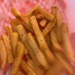Hot Fresh Greek season fries Hot Fresh Greek season fries