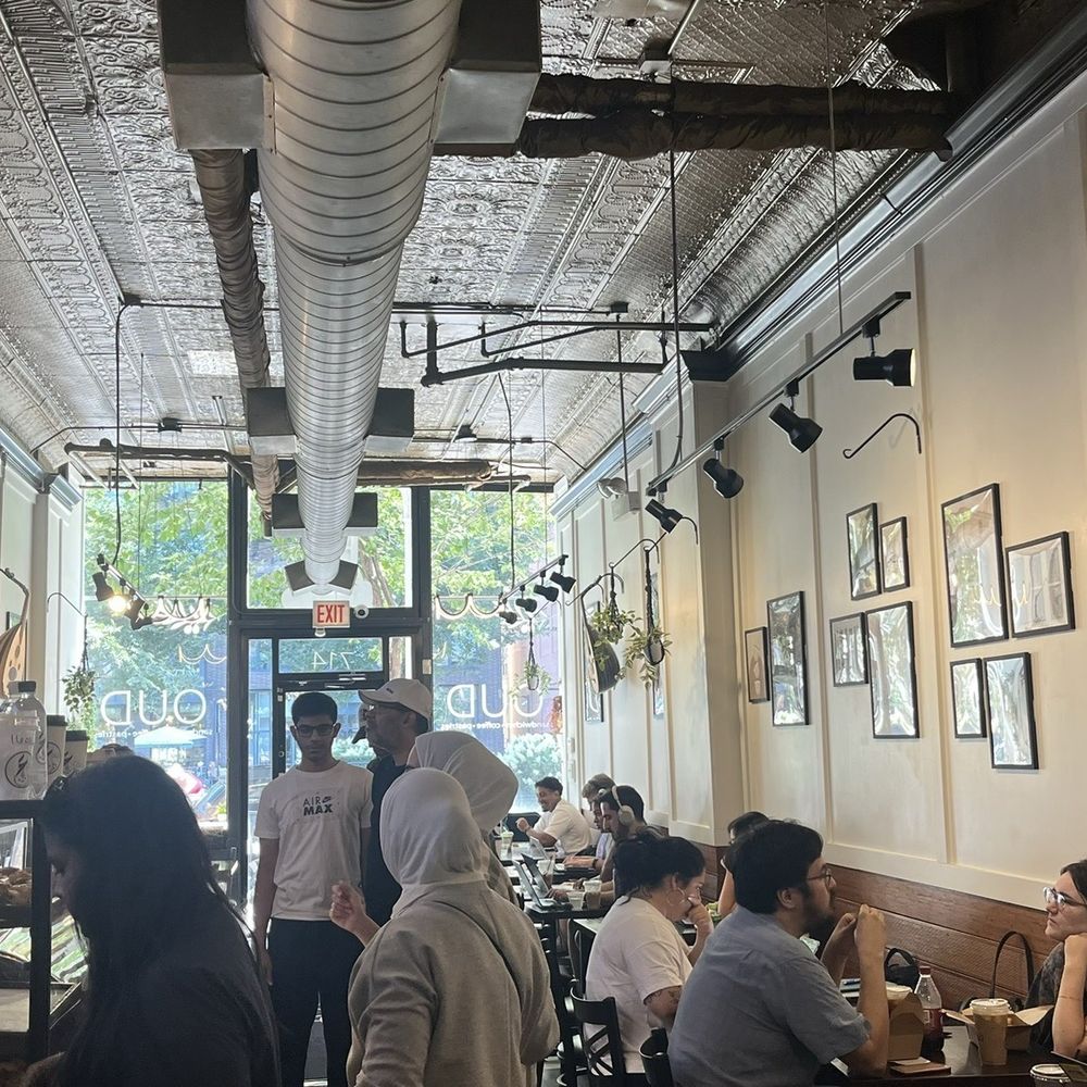 Oud Coffee & Cafe - interior on a monday - Coffee & Tea Near Me - Chicago, Illinois Oud Coffee & Cafe - interior on a monday - Coffee & Tea Near Me - Chicago, Illinois