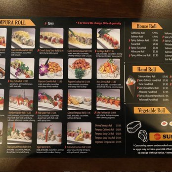 Sushi Yoko - MENU AS OF 8/28/22 They also have Chefs Favorites/deals. You'll have to call for those. - Japanese Near Me - Gardena, California Sushi Yoko - MENU AS OF 8/28/22 They also have Chefs Favorites/deals. You'll have to call for those. - Japanese Near Me - Gardena, California