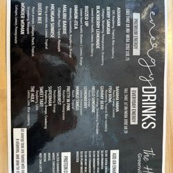 The Hive - Menu