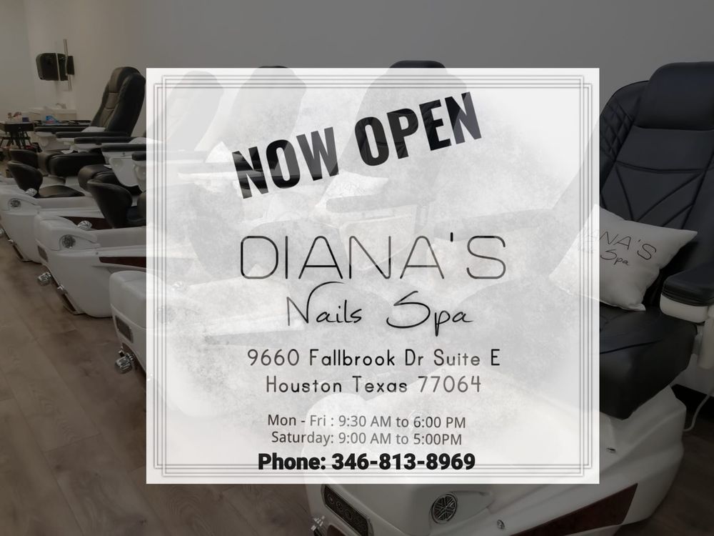 DIANA’S NAILS SPA 38 Photos 9660 Fallbrook Dr, Houston, Texas