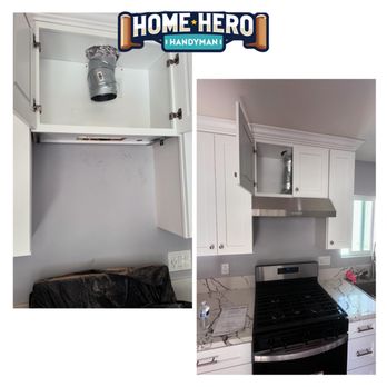 Home Hero Service - Installation of the hood - Handyman Near Me Home Hero Service - Installation of the hood - Handyman Near Me