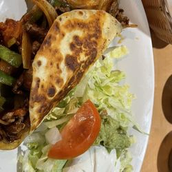 El Ranchero - quesadilla fajita with beef, lunch portion