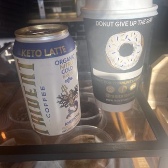 Trident Coffee - Canned cold brew and warmed up El Capitan - Coffee & Tea Near Me - Coronado, California