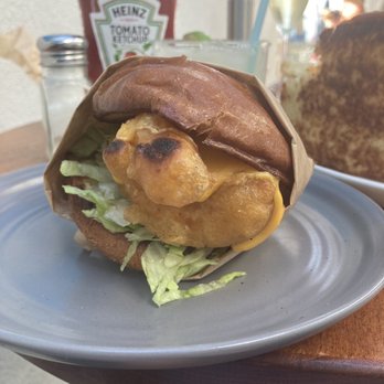 Monarch Ocean Pub - Halibut sandwich - Gastropubs Near Me - Del Mar, California