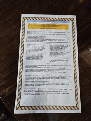 Menu photo 1 Condor Cafe Pine Mountain Club, CA Menu photo 1 Condor Cafe Pine Mountain Club, CA