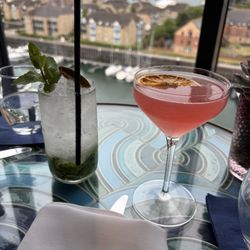Southampton Harbour Hotel - Cosmo & mojito at the rooftop bar