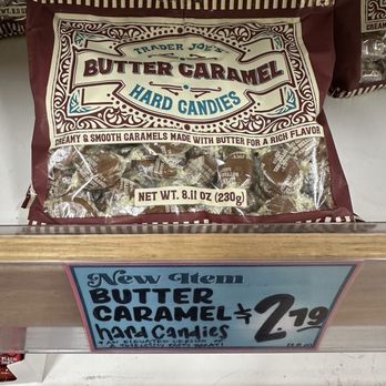 Trader Joe's - Hard Candy Butter Caramel $2.79 8.11z - Grocery Near Me - San Francisco, California Trader Joe's - Hard Candy Butter Caramel $2.79 8.11z - Grocery Near Me - San Francisco, California